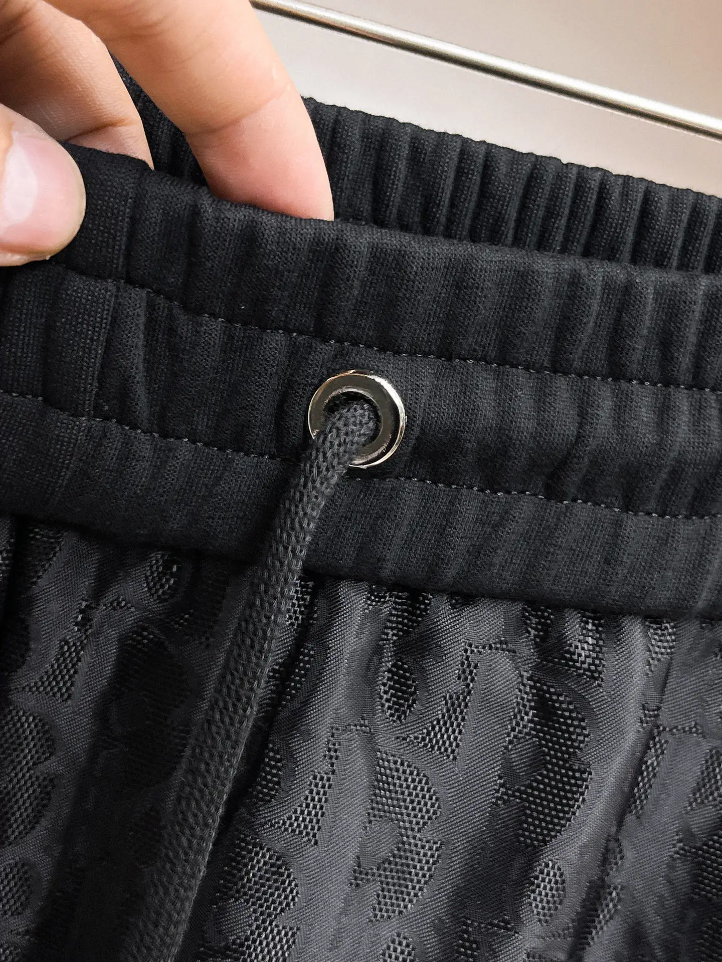 Oblique Jacquard Drawstring Track Pants D29015040 — view 6