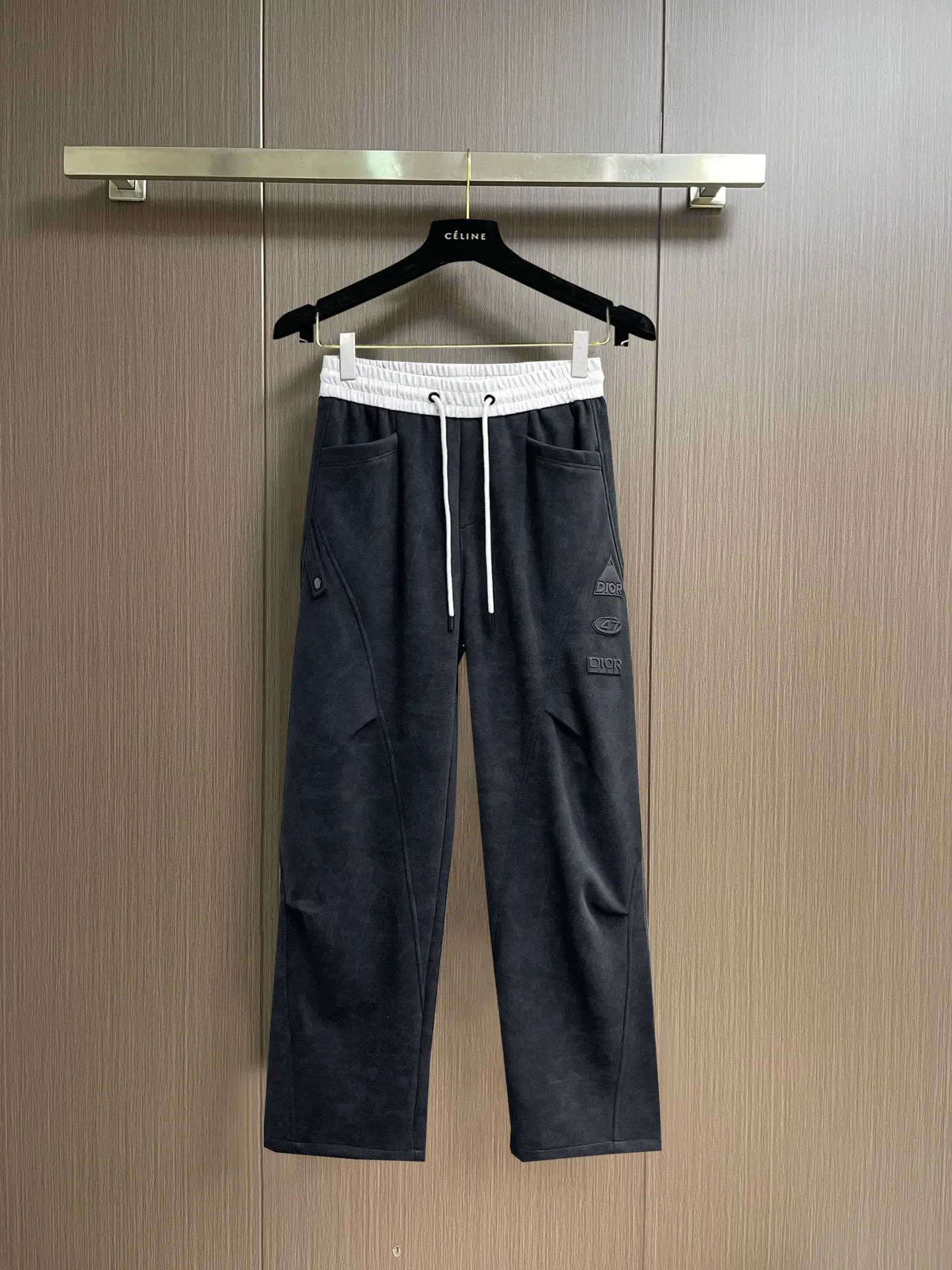 Logo-Patch Contrast Waistband Sweatpants D29014971