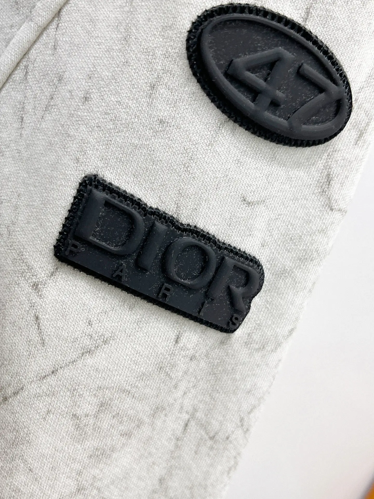 Logo-Patch Marble-Print Sweatpants D29014970 — view 5