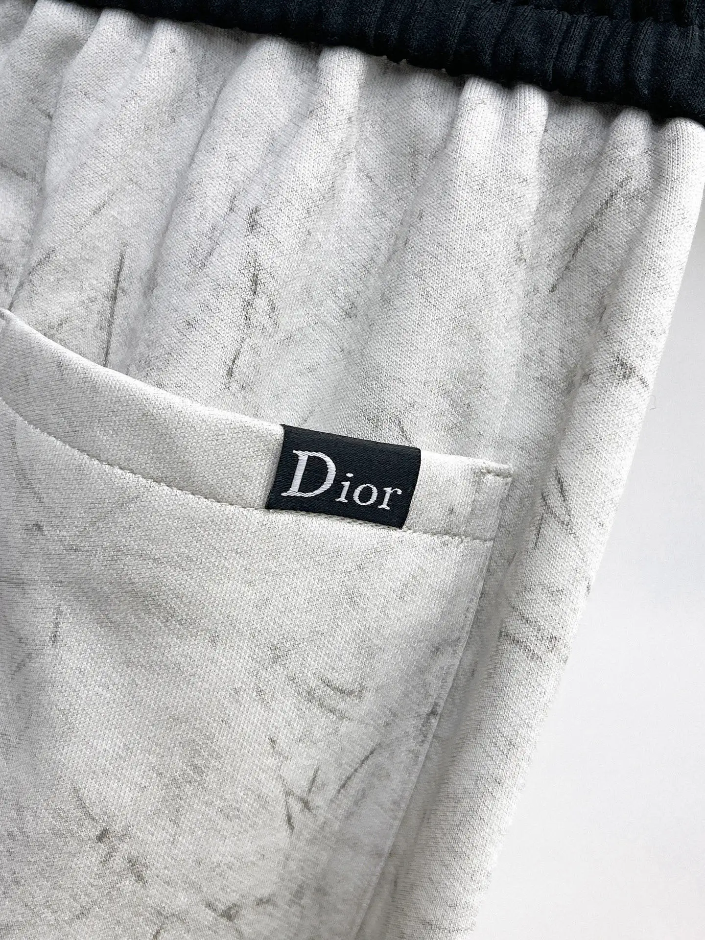 Logo-Patch Marble-Print Sweatpants D29014970 — view 11