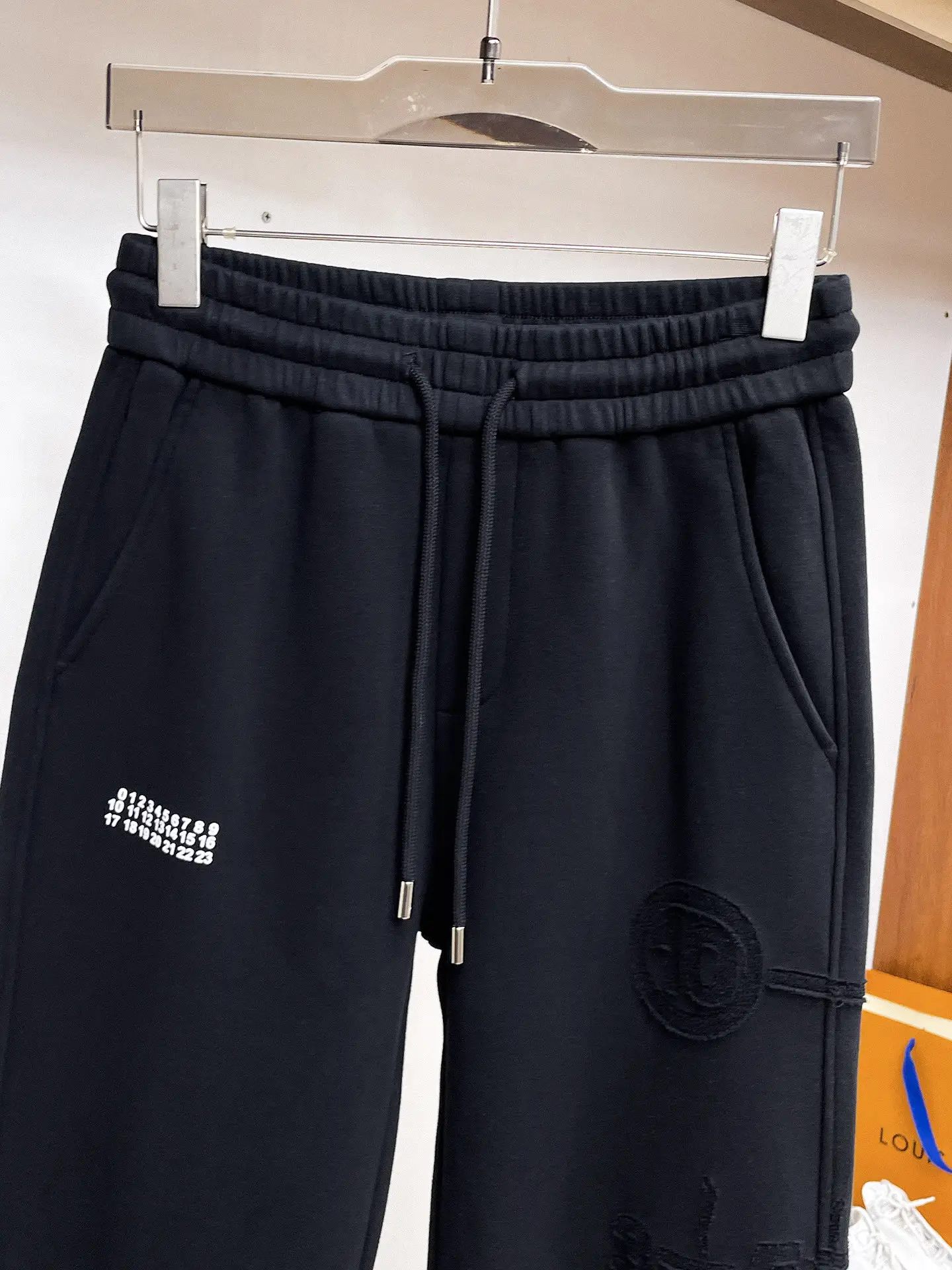 Maison Margiela Logo-Appliqué Cotton-Blend Sweatpants D29015051 — view 3