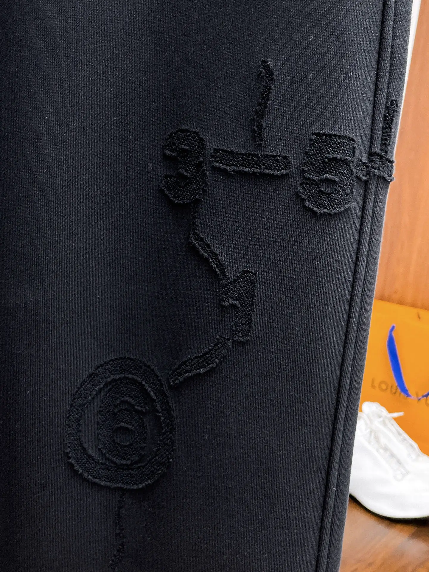 Maison Margiela Logo-Appliqué Cotton-Blend Sweatpants D29015051 — view 6