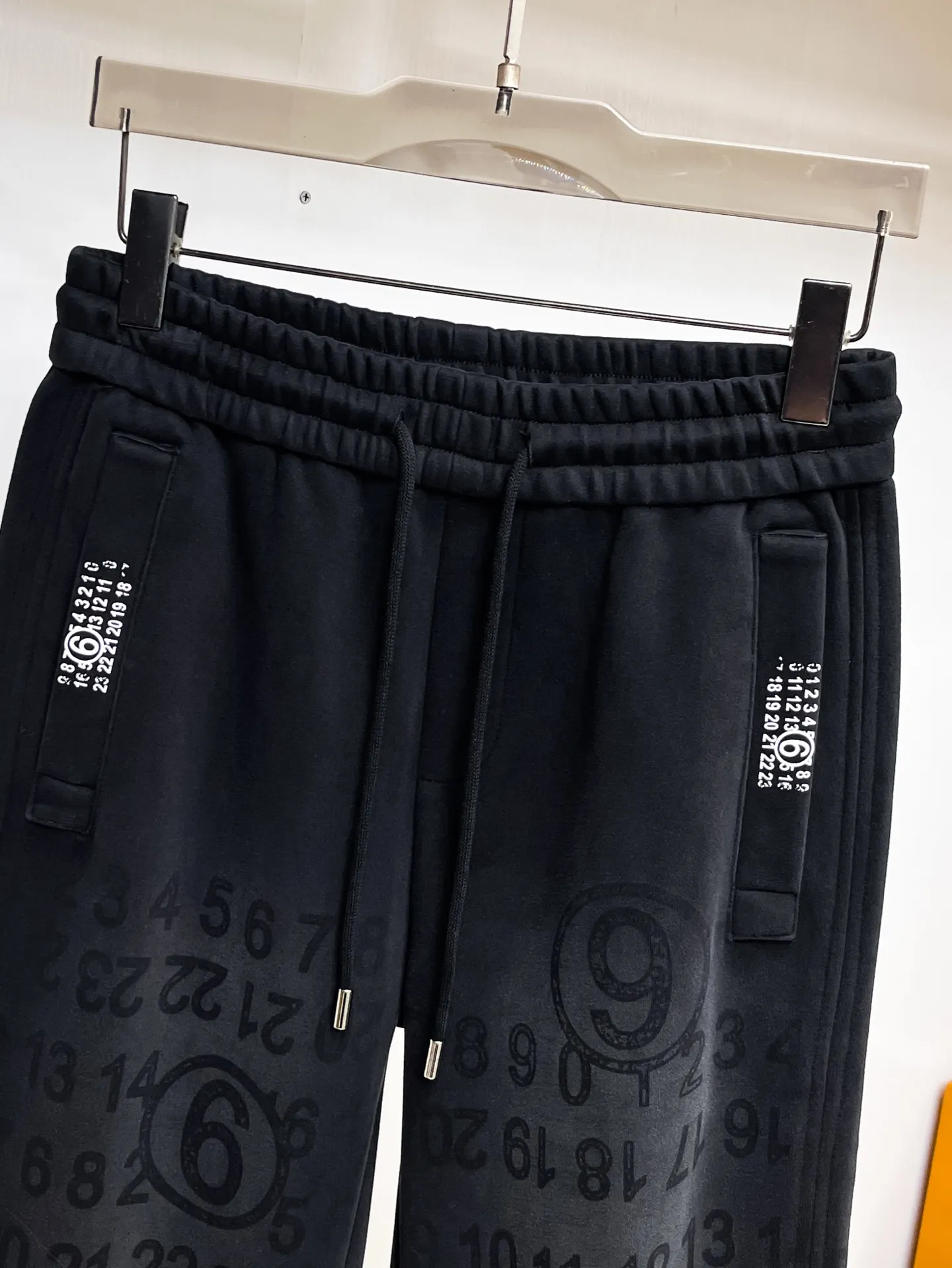 Maison Margiela Logo-Print Cotton-Blend Sweatpants D29015064 — view 3