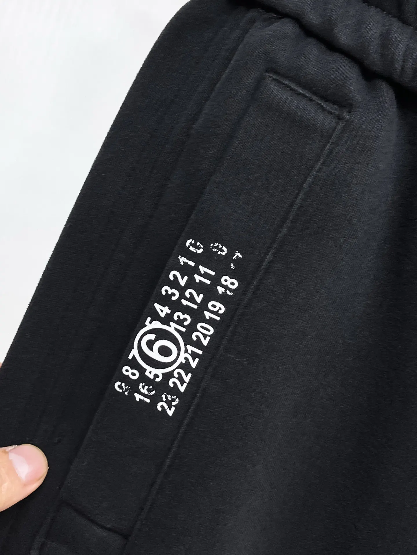 Maison Margiela Logo-Print Cotton-Blend Sweatpants D29015064 — view 4