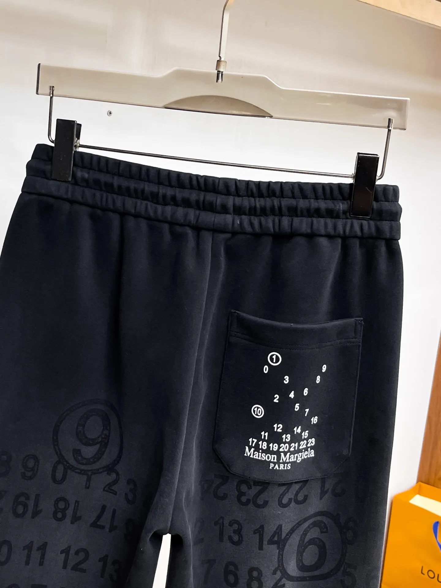 Maison Margiela Logo-Print Cotton-Blend Sweatpants D29015064 — view 8