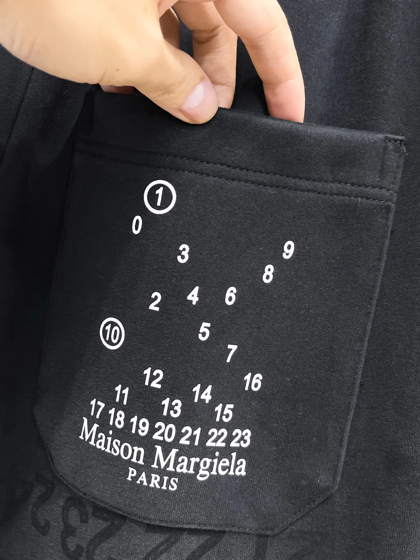 Maison Margiela Logo-Print Cotton-Blend Sweatpants D29015064 — view 9