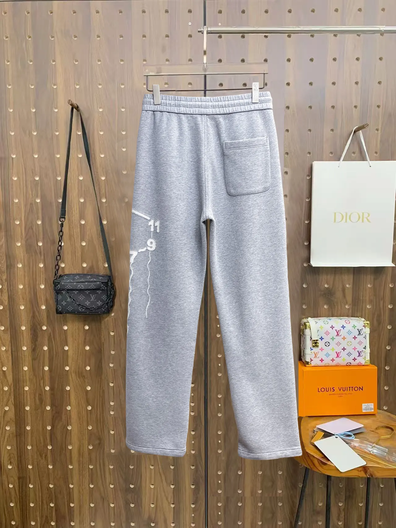 Maison Margiela Logo Graphic Sweatpants D29015050 — view 2