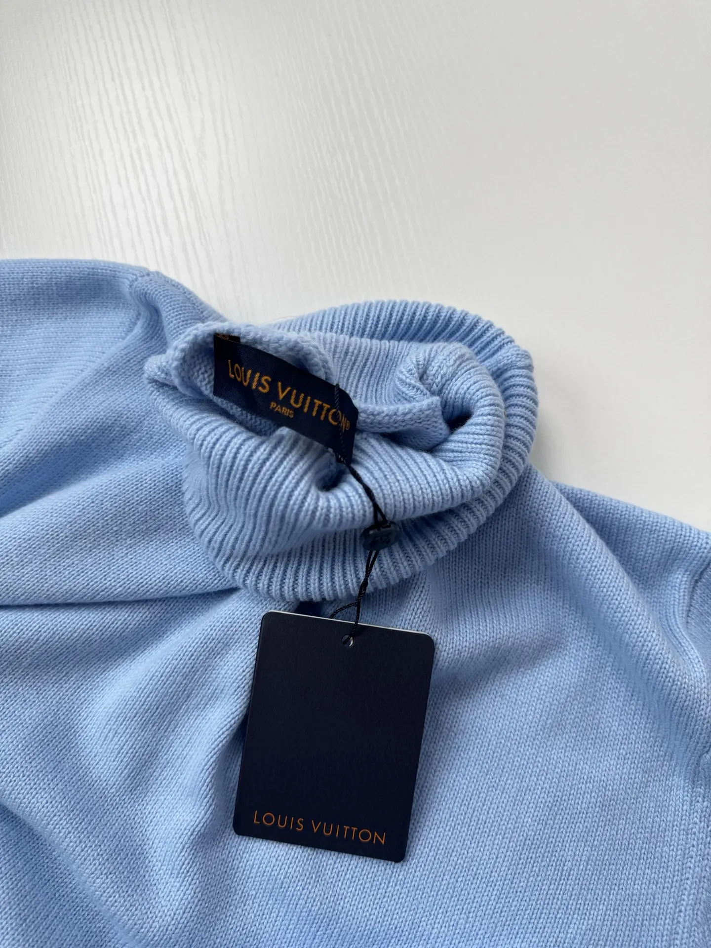 Wool-Blend Roll-Neck Sweater with Pocket Detail D29018716 — view 9