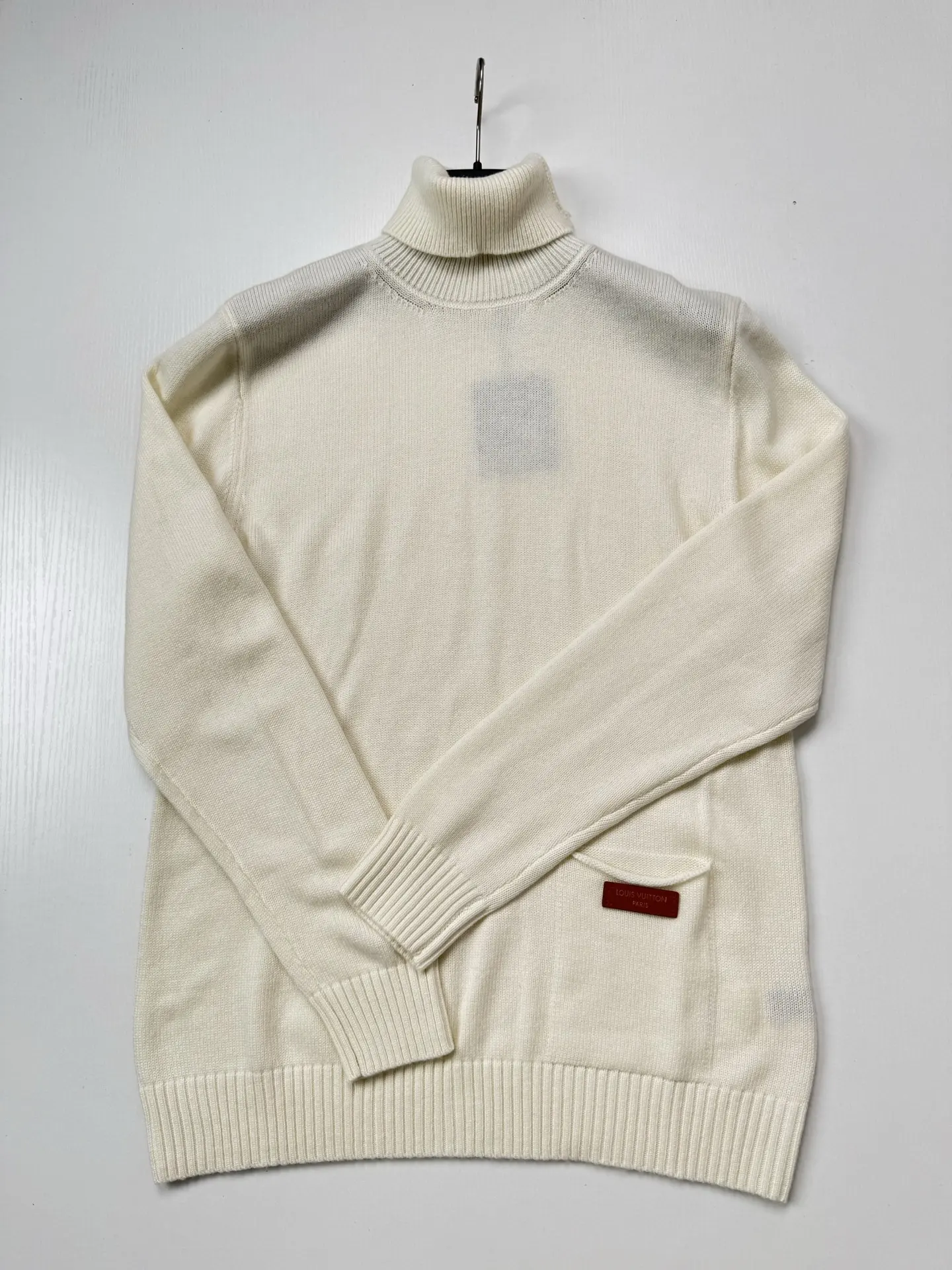 Wool-Blend Roll-Neck Sweater with Pocket Detail D29018718 — view 3