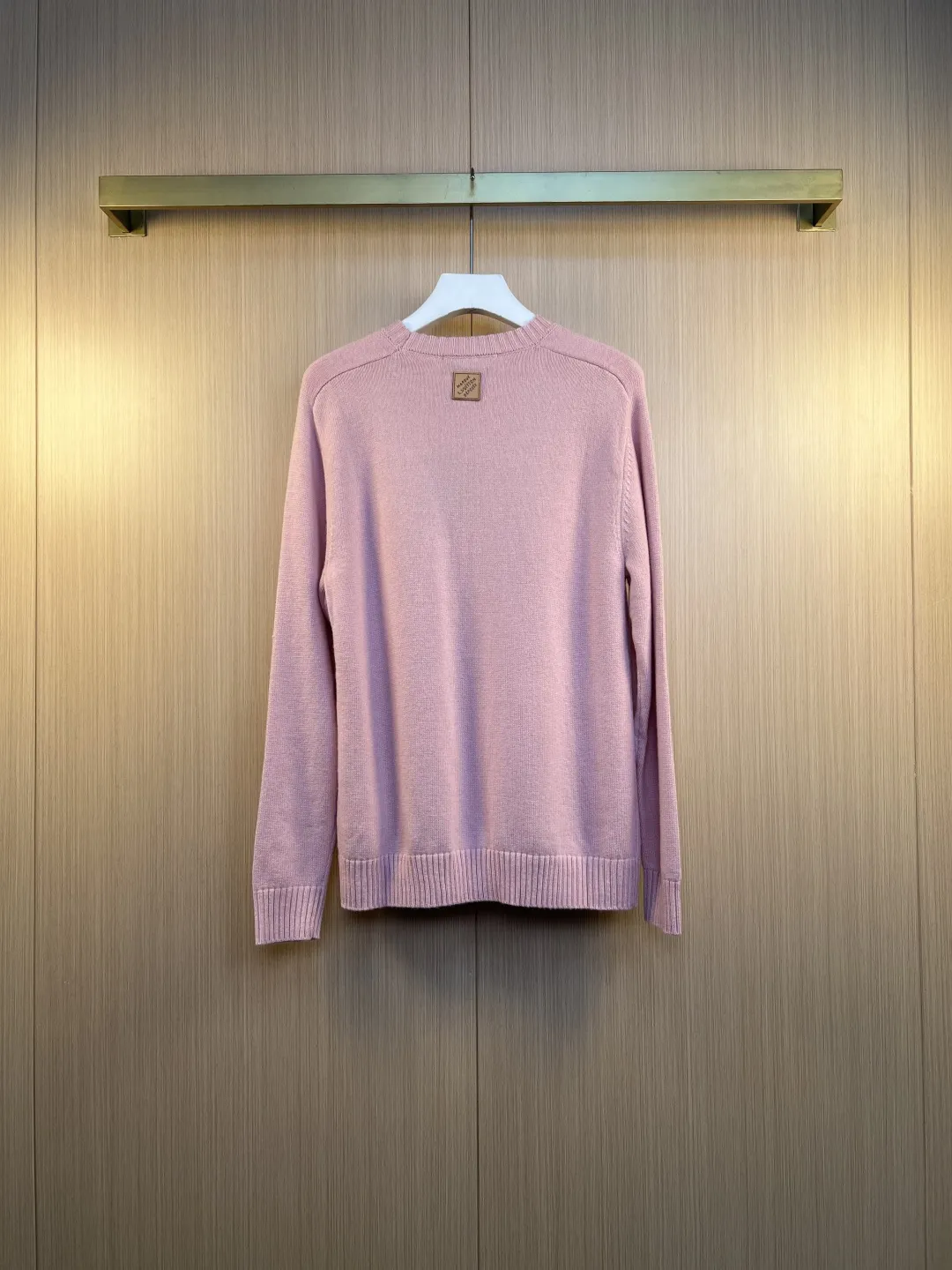 Logo Patch Crew-Neck Knit Sweater D29019180 — view 7