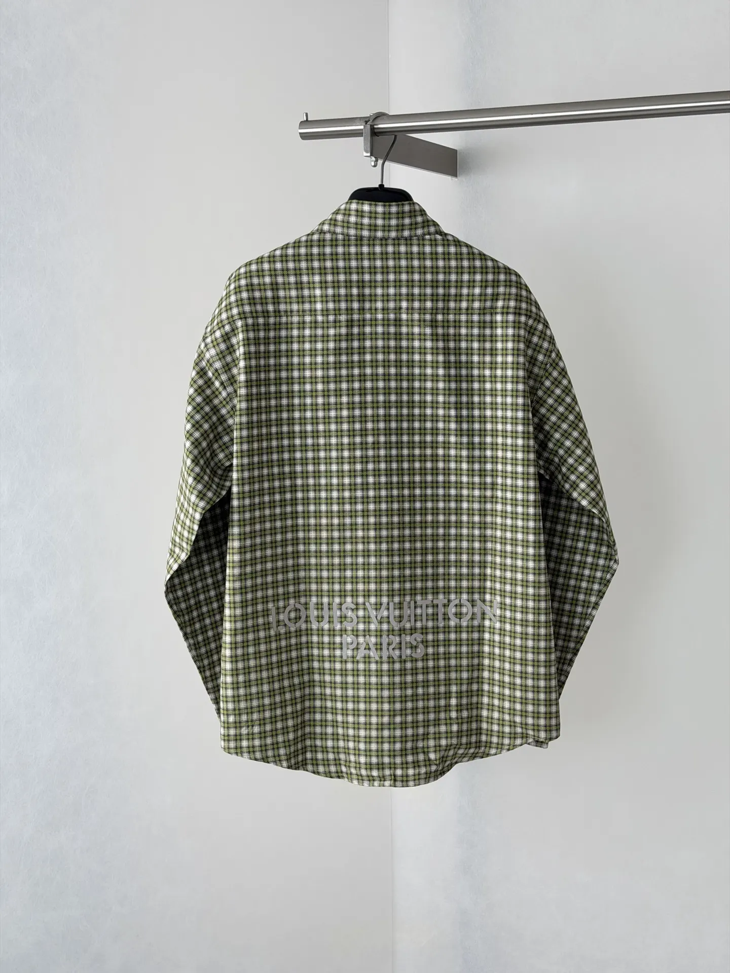 Reflective Logo Plaid Flannel Shirt D29018708 — view 2