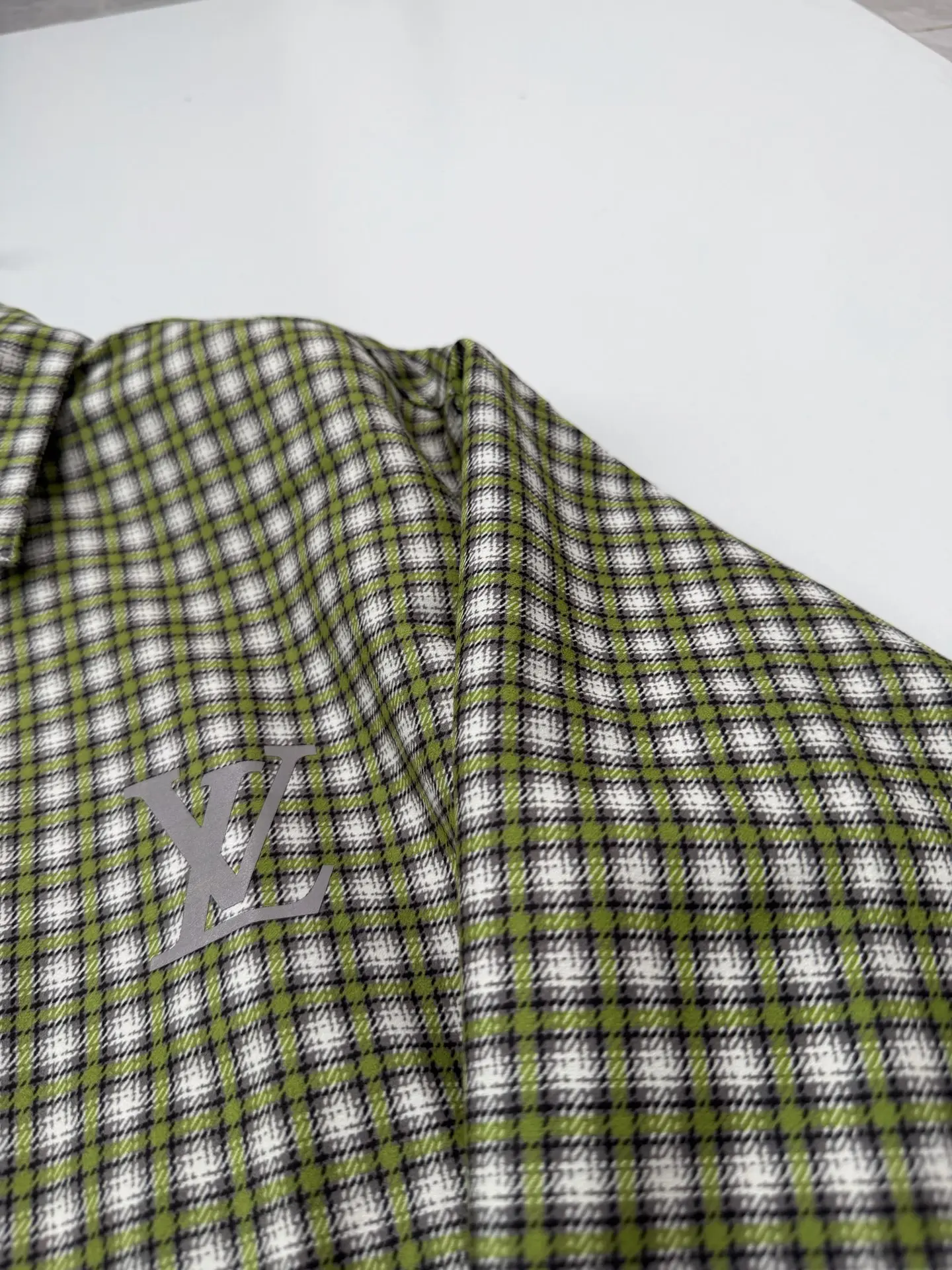 Reflective Logo Plaid Flannel Shirt D29018708 — view 7