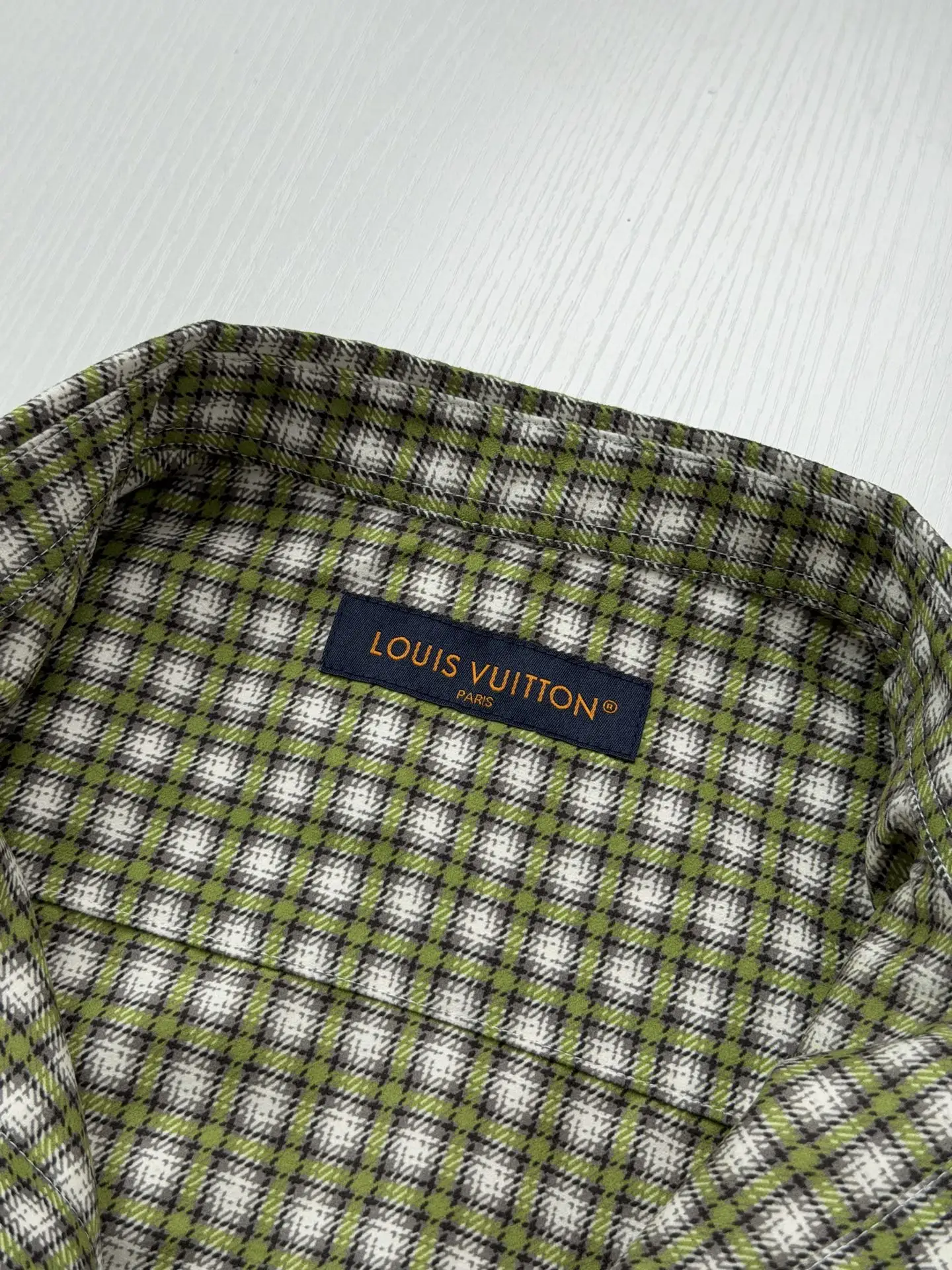 Reflective Logo Plaid Flannel Shirt D29018708 — view 8