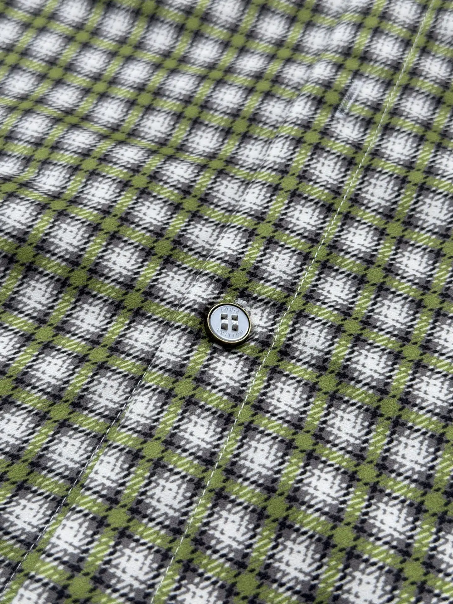 Reflective Logo Plaid Flannel Shirt D29018708 — view 9