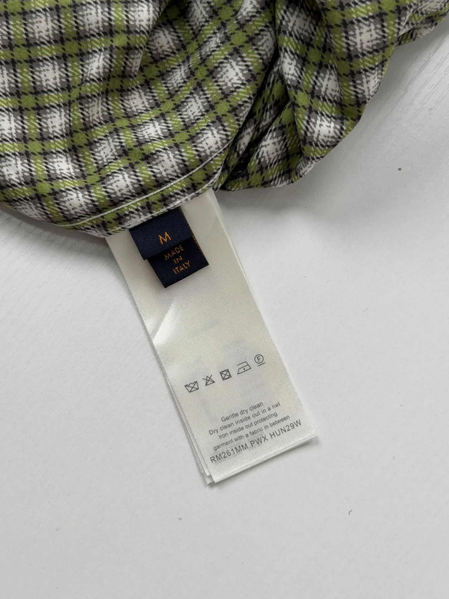 Reflective Logo Plaid Flannel Shirt D29018708 — view 10