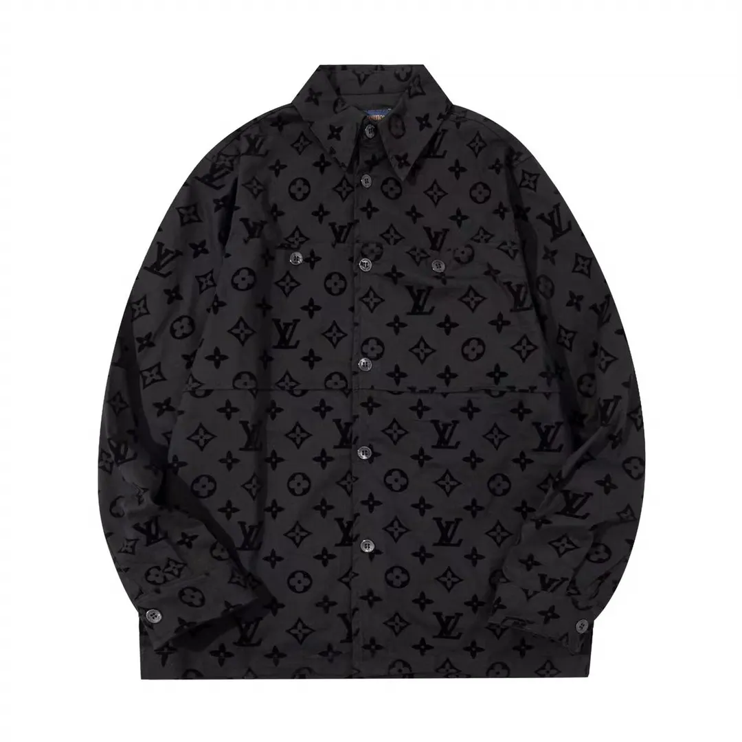 Monogram Flocked Cotton Canvas Overshirt D29013444