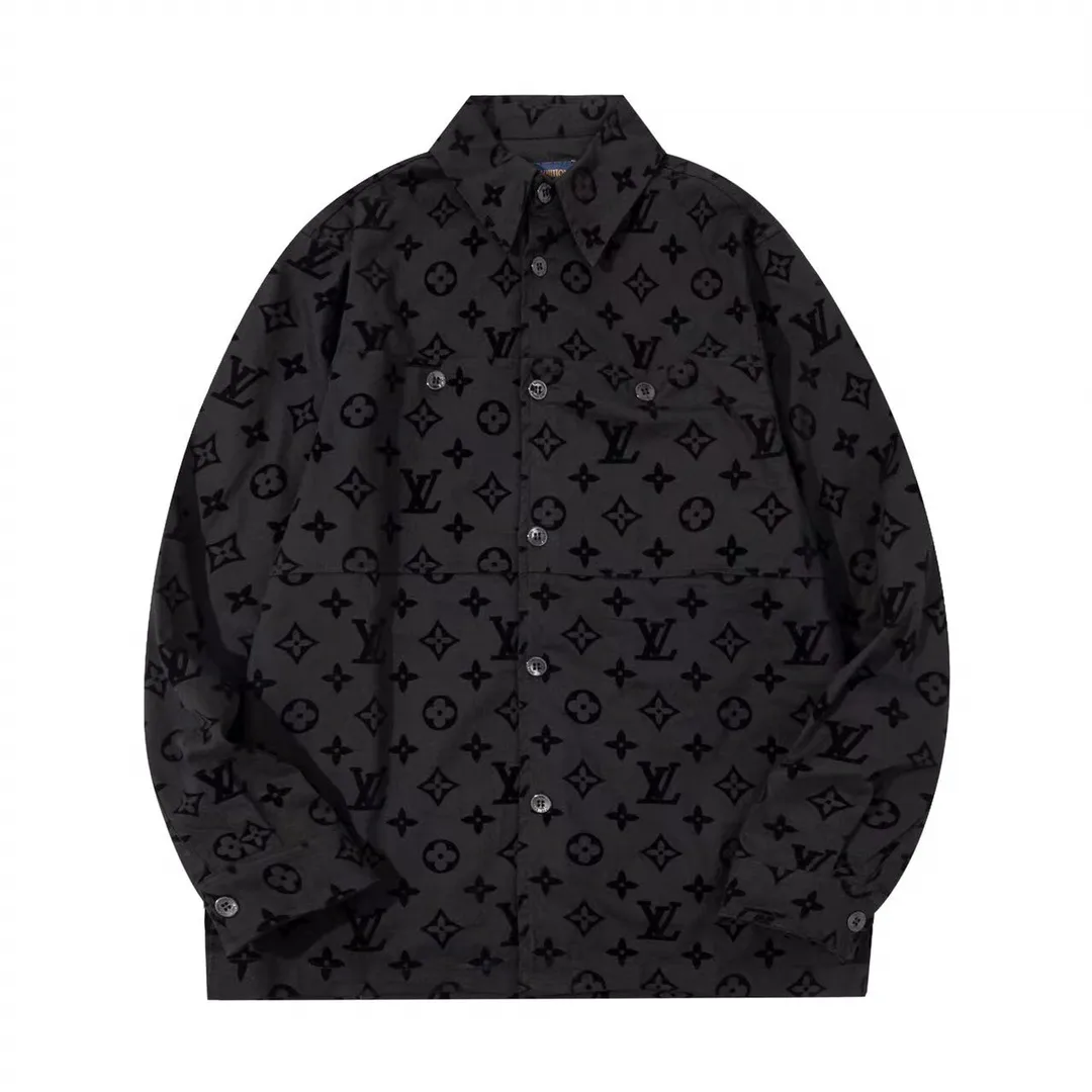 Monogram Flocked Cotton Canvas Overshirt D29013444