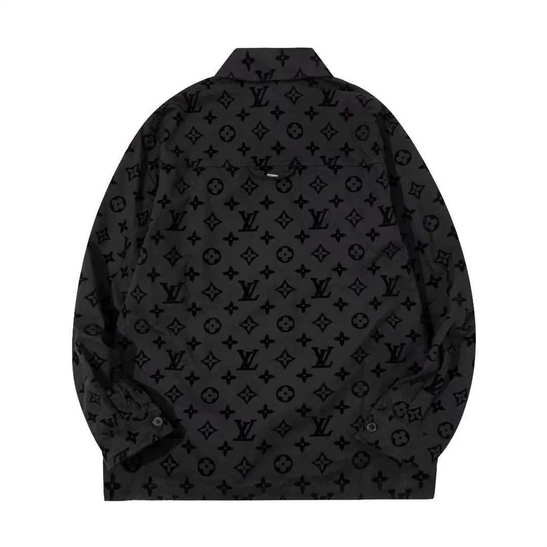 Monogram Flocked Cotton Canvas Overshirt D29013444 — view 2