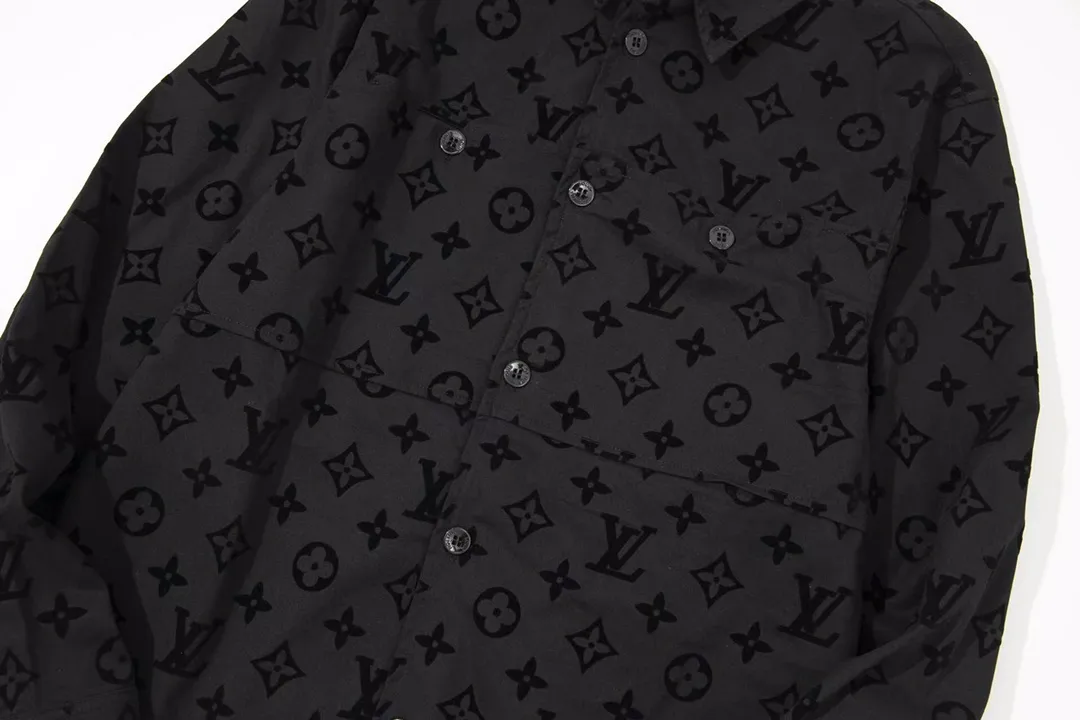 Monogram Flocked Cotton Canvas Overshirt D29013444 — view 6