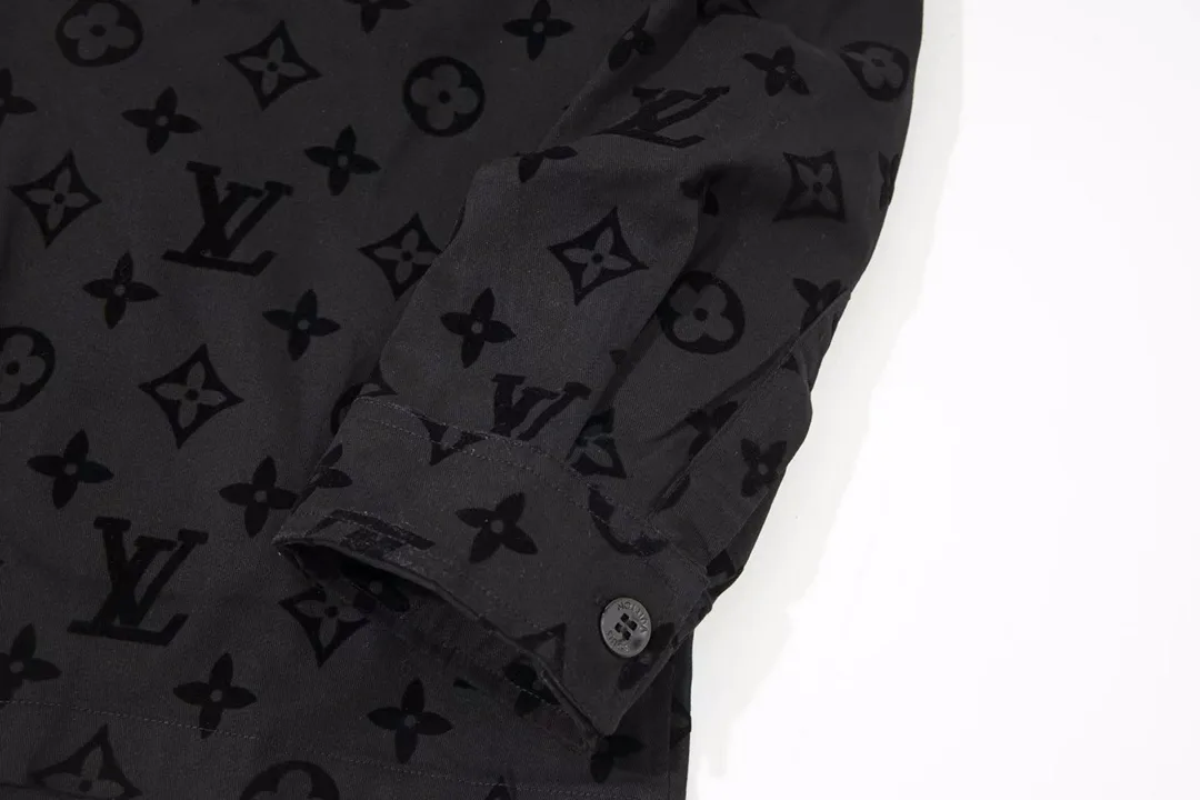 Monogram Flocked Cotton Canvas Overshirt D29013444 — view 7