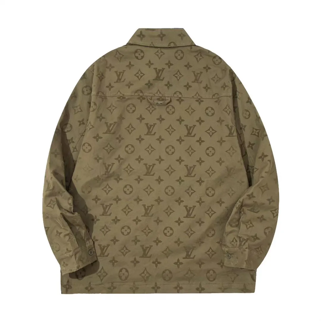 Monogram Flocked Cotton Canvas Overshirt D29013443 — view 2