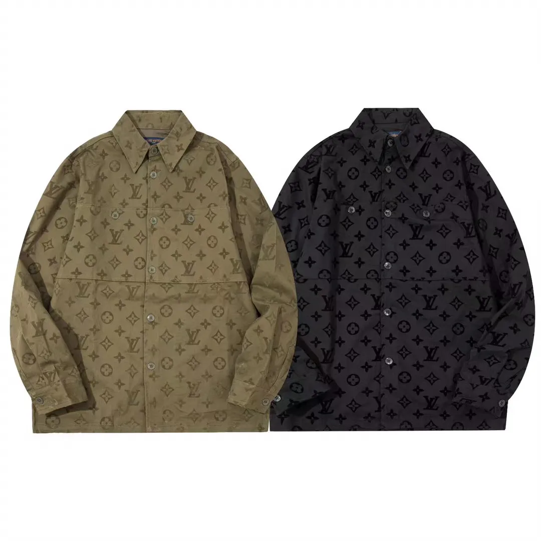 Monogram Flocked Cotton Canvas Overshirt D29013443 — view 3