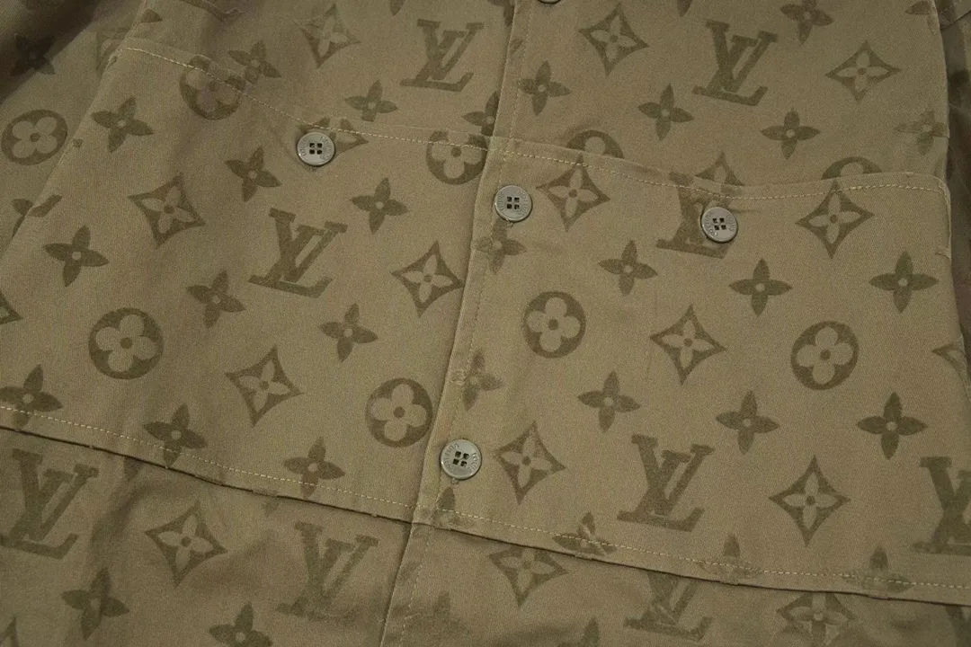 Monogram Flocked Cotton Canvas Overshirt D29013443 — view 7