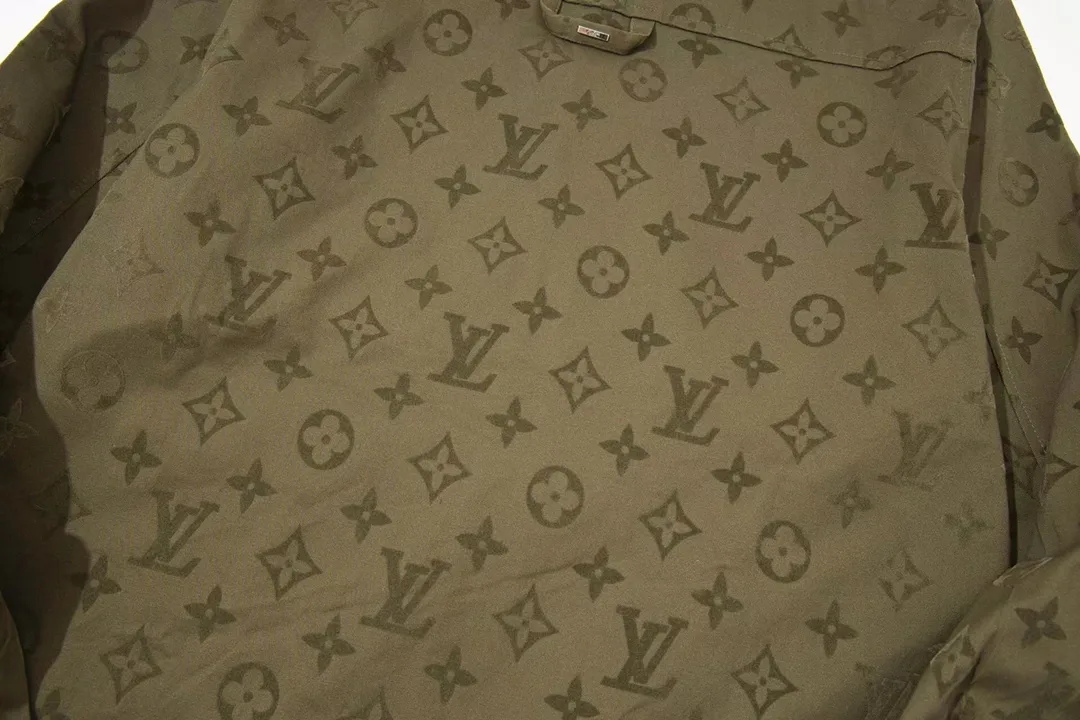 Monogram Flocked Cotton Canvas Overshirt D29013443 — view 9