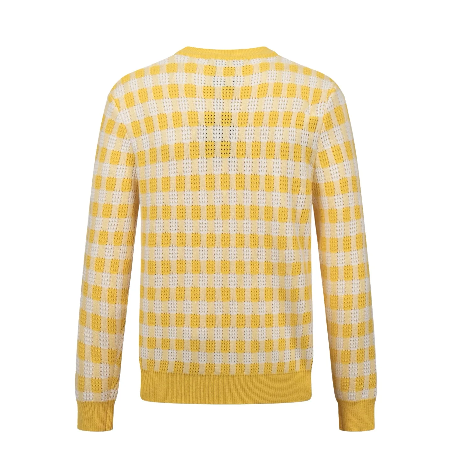 Damier Perforated Cotton-Wool Blend Sweater D29022395 — view 2