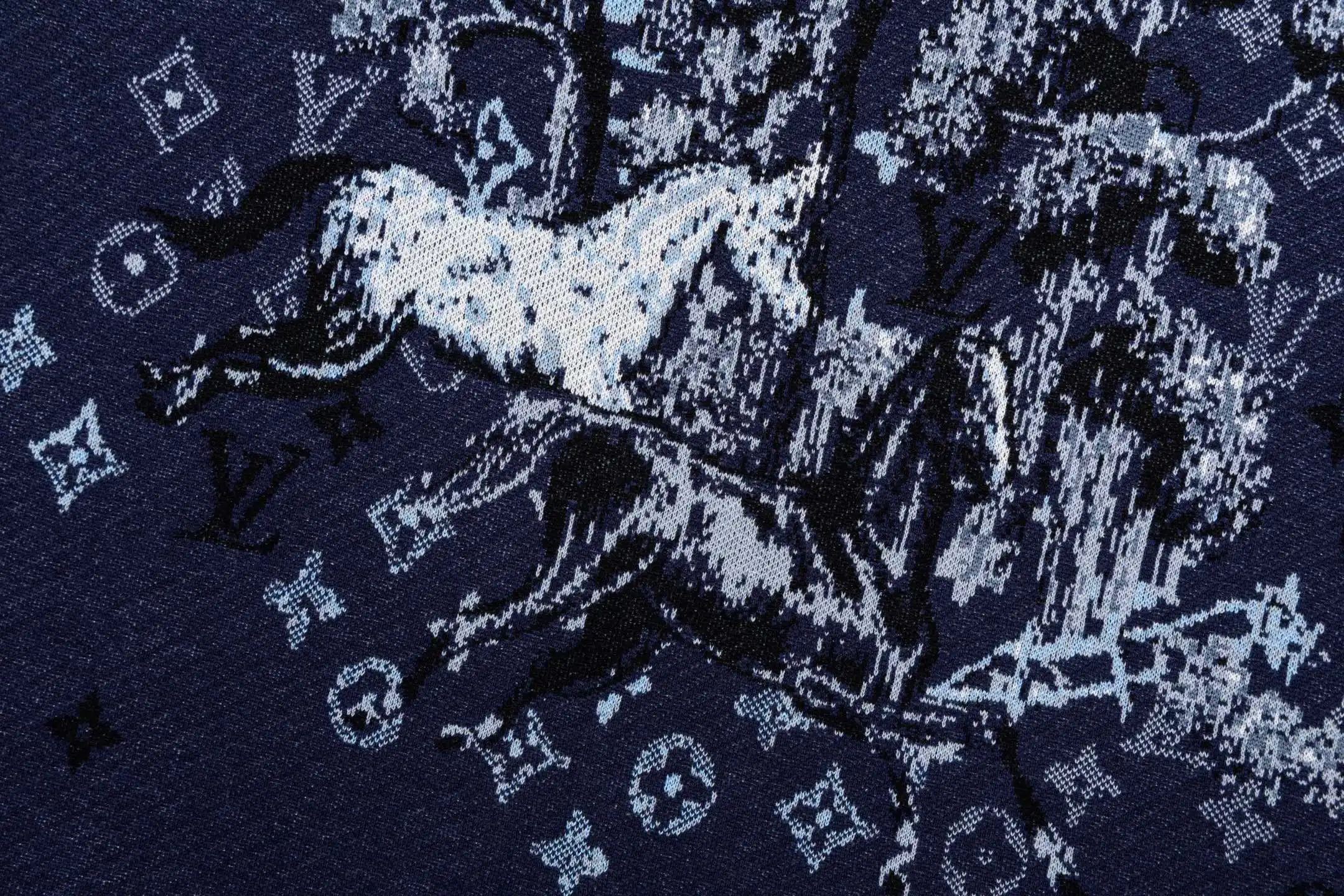Monogram Intarsia Wool-Blend Knit T-Shirt D29014192 — view 5