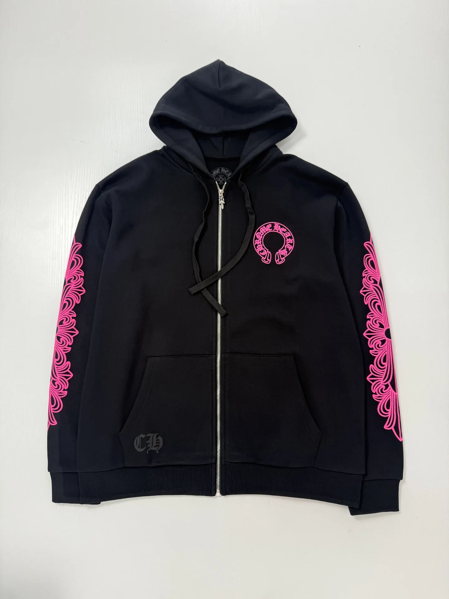 Horseshoe Logo Print Zip-Up Hoodie D29022047 — view 3