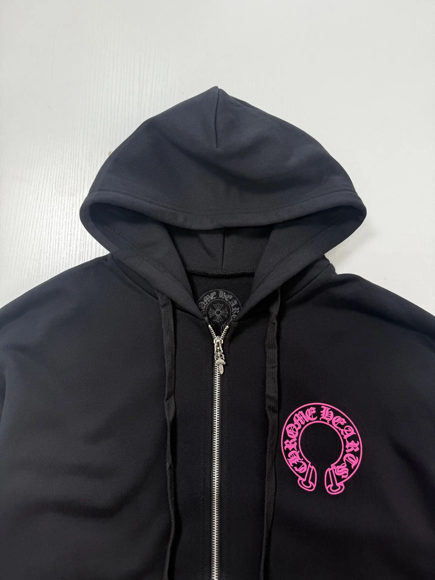 Horseshoe Logo Print Zip-Up Hoodie D29022047 — view 4