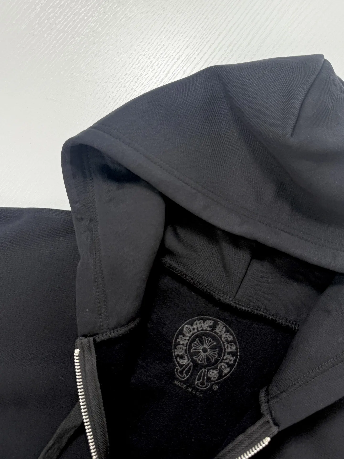Horseshoe Logo Print Zip-Up Hoodie D29022047 — view 5