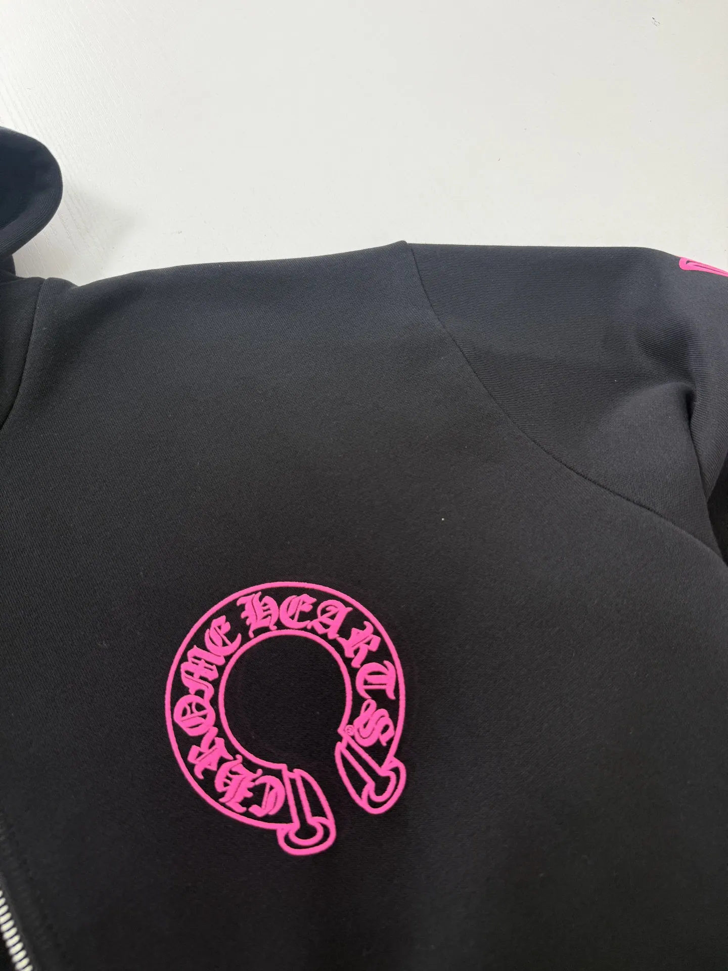 Horseshoe Logo Print Zip-Up Hoodie D29022047 — view 6