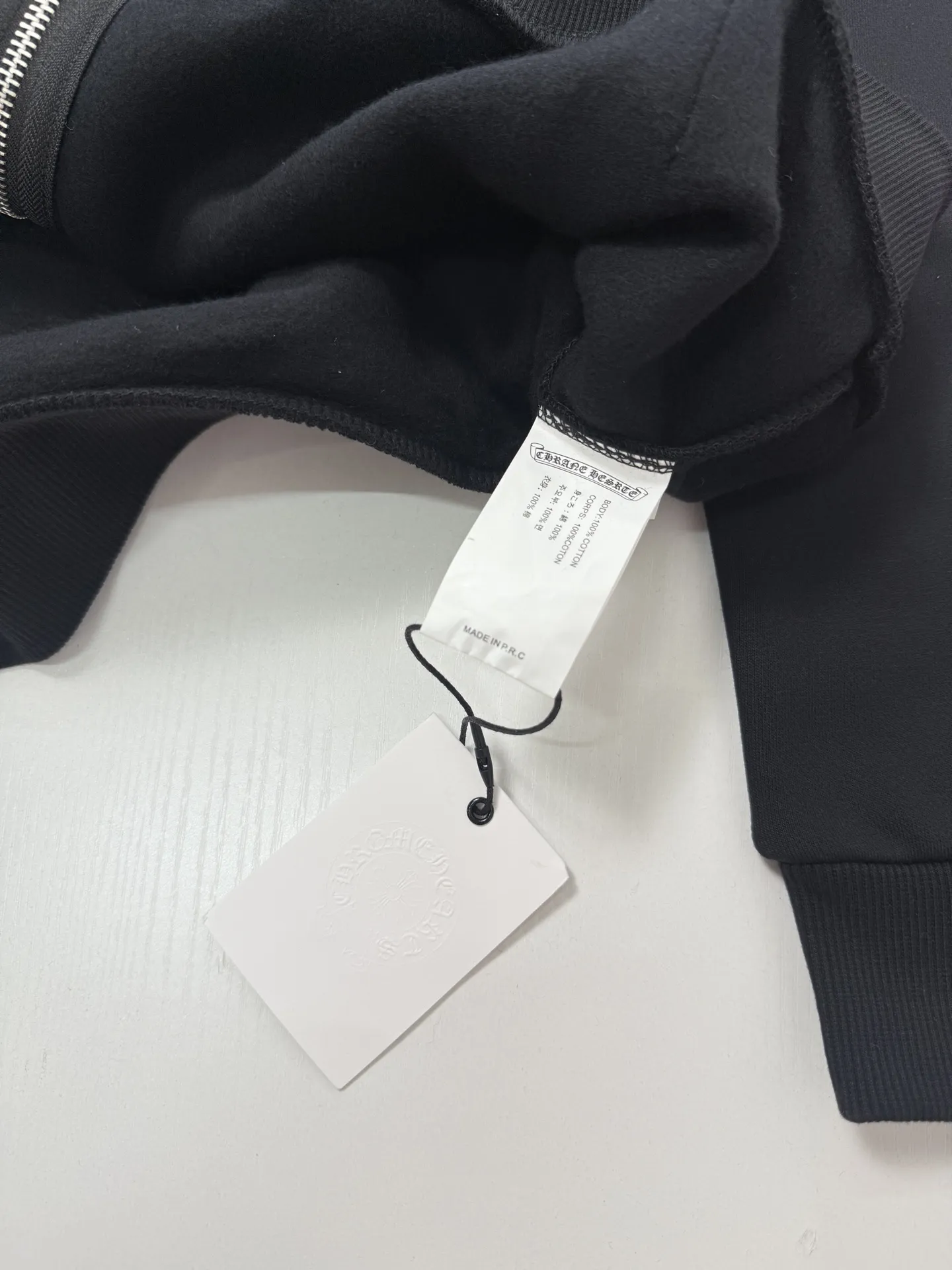 Horseshoe Logo Print Zip-Up Hoodie D29022047 — view 9