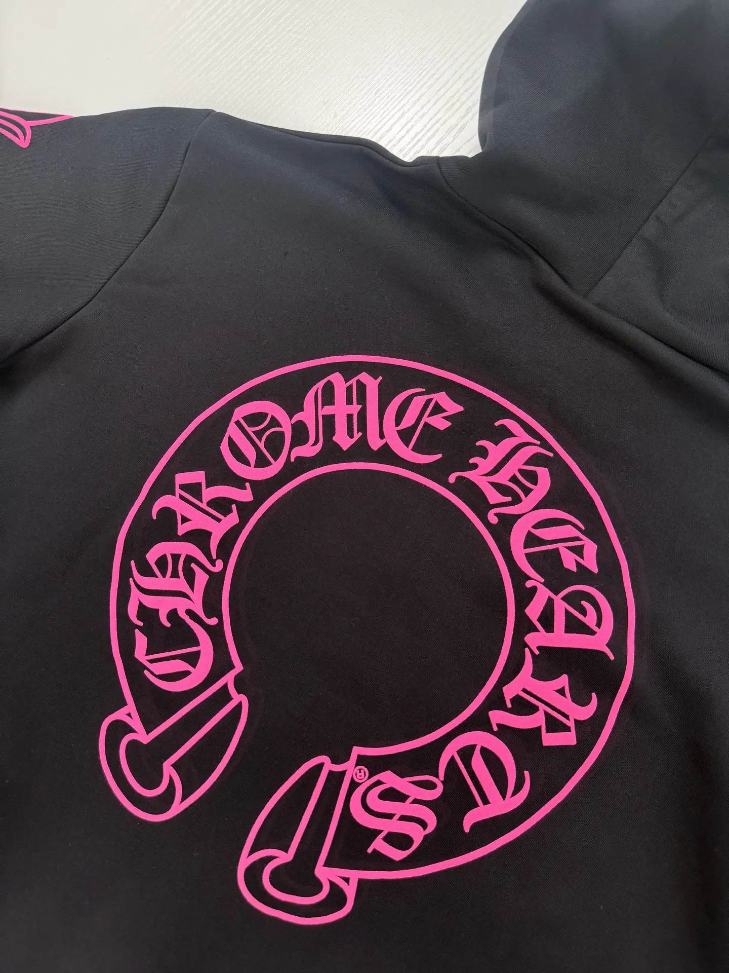 Horseshoe Logo Print Zip-Up Hoodie D29022047 — view 11