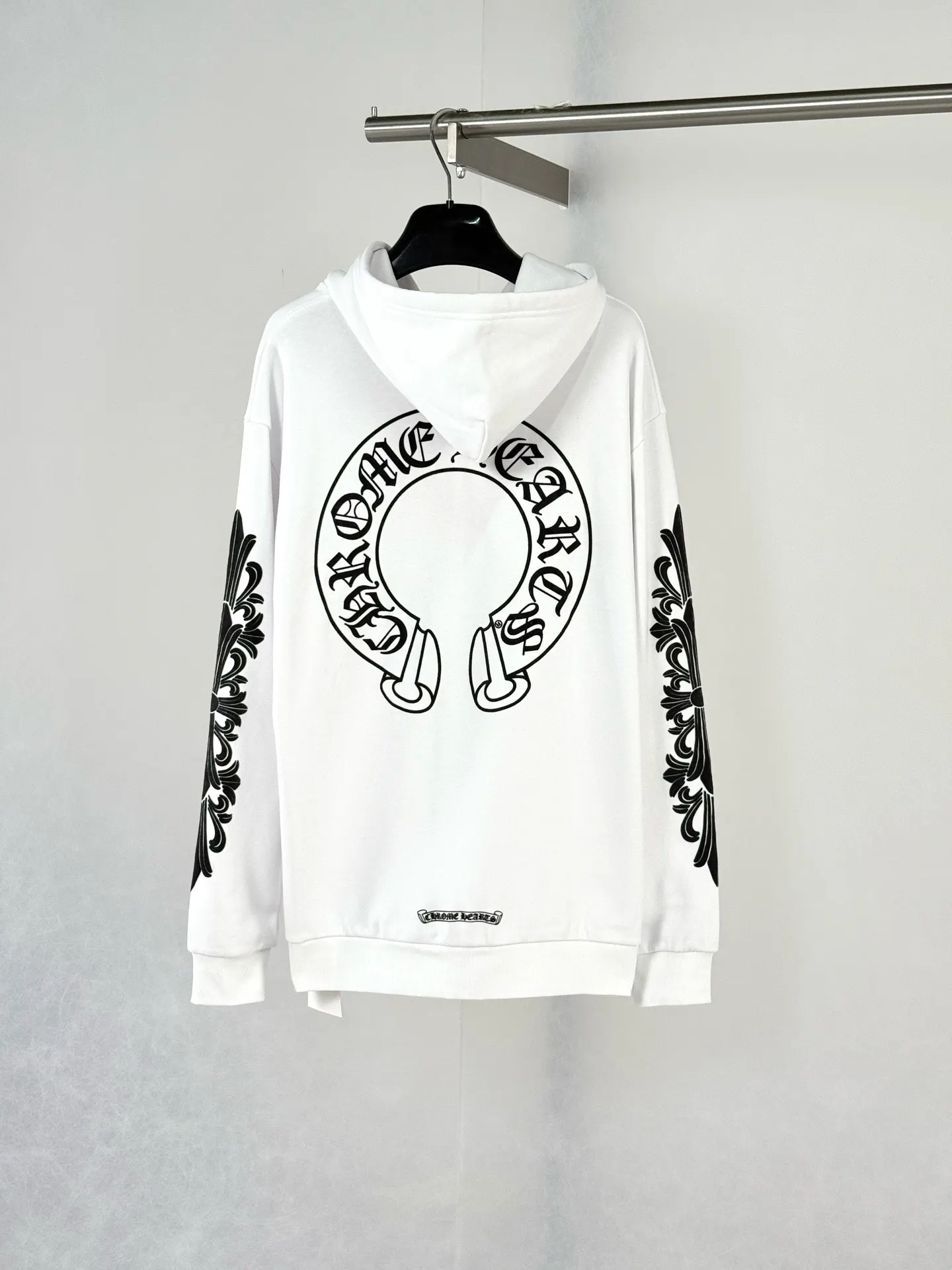 Horseshoe Logo Print Zip-Up Hoodie D29022045 — view 2