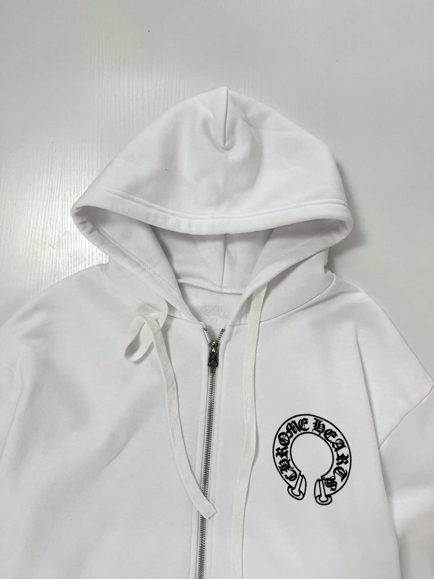 Horseshoe Logo Print Zip-Up Hoodie D29022045 — view 4
