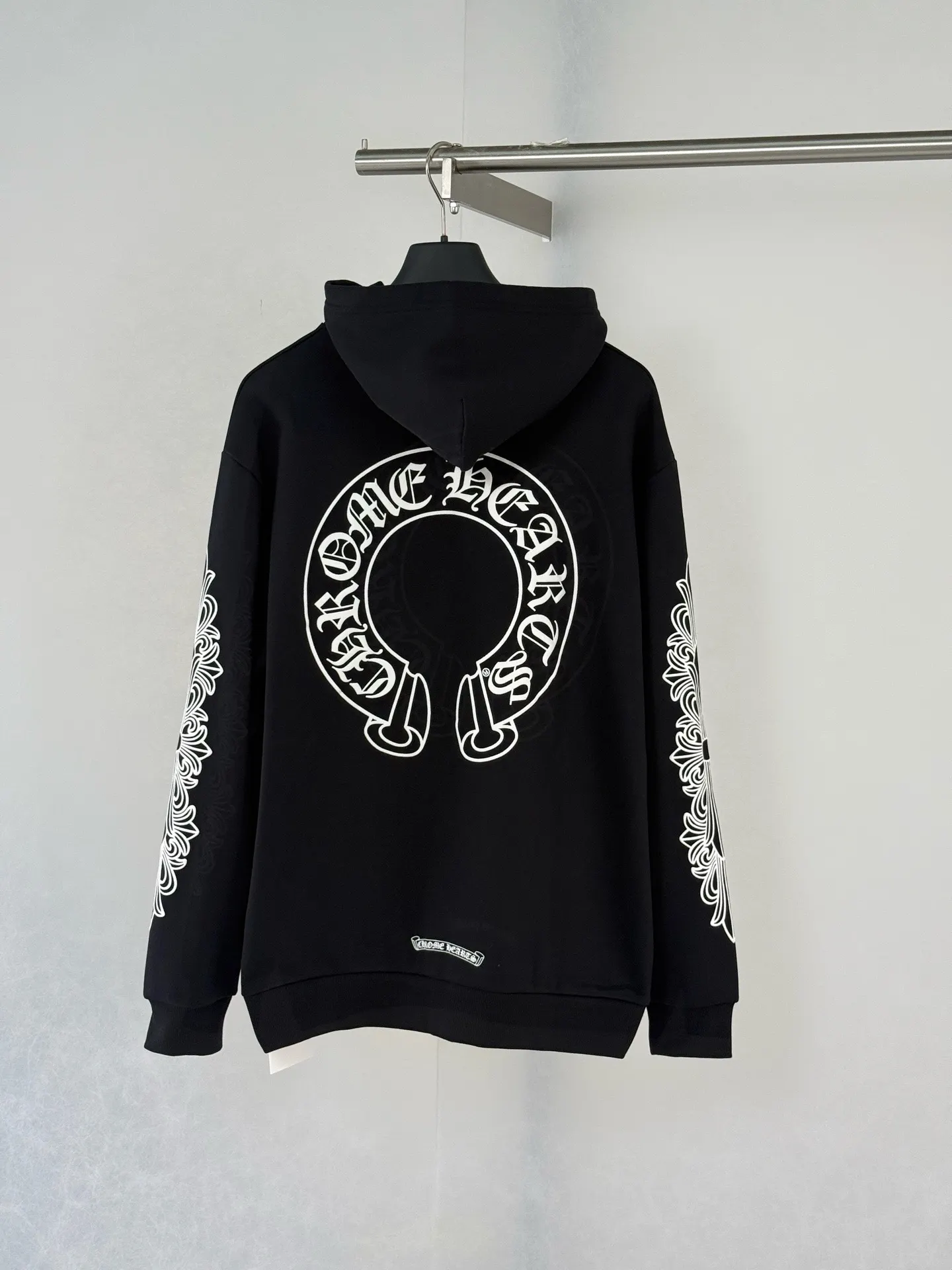 Horseshoe Logo Print Zip-Up Hoodie D29022046 — view 2