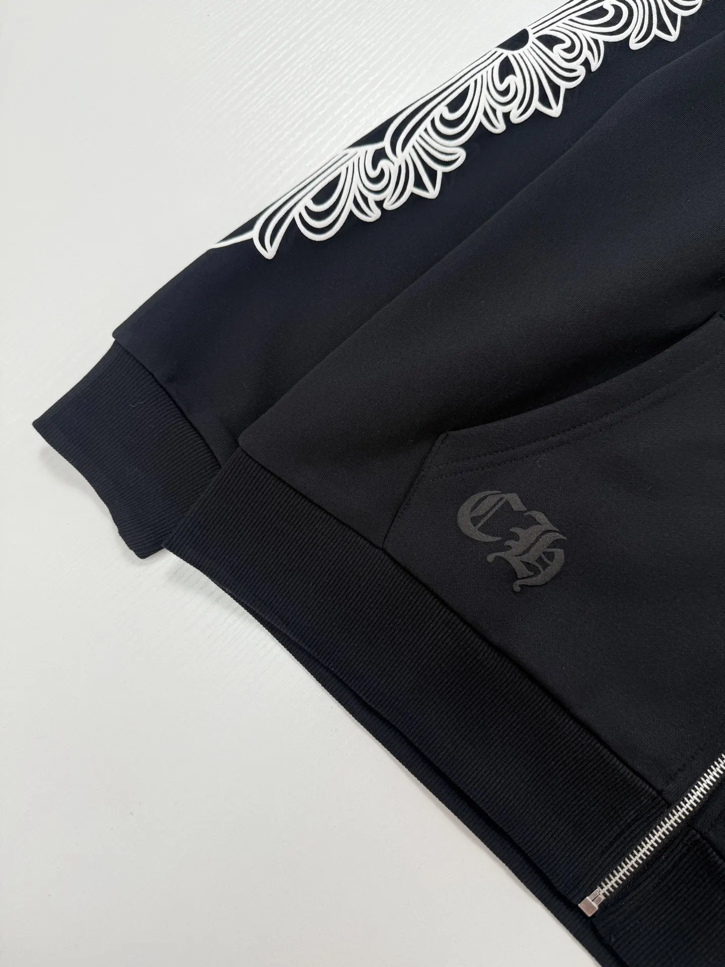 Horseshoe Logo Print Zip-Up Hoodie D29022046 — view 5
