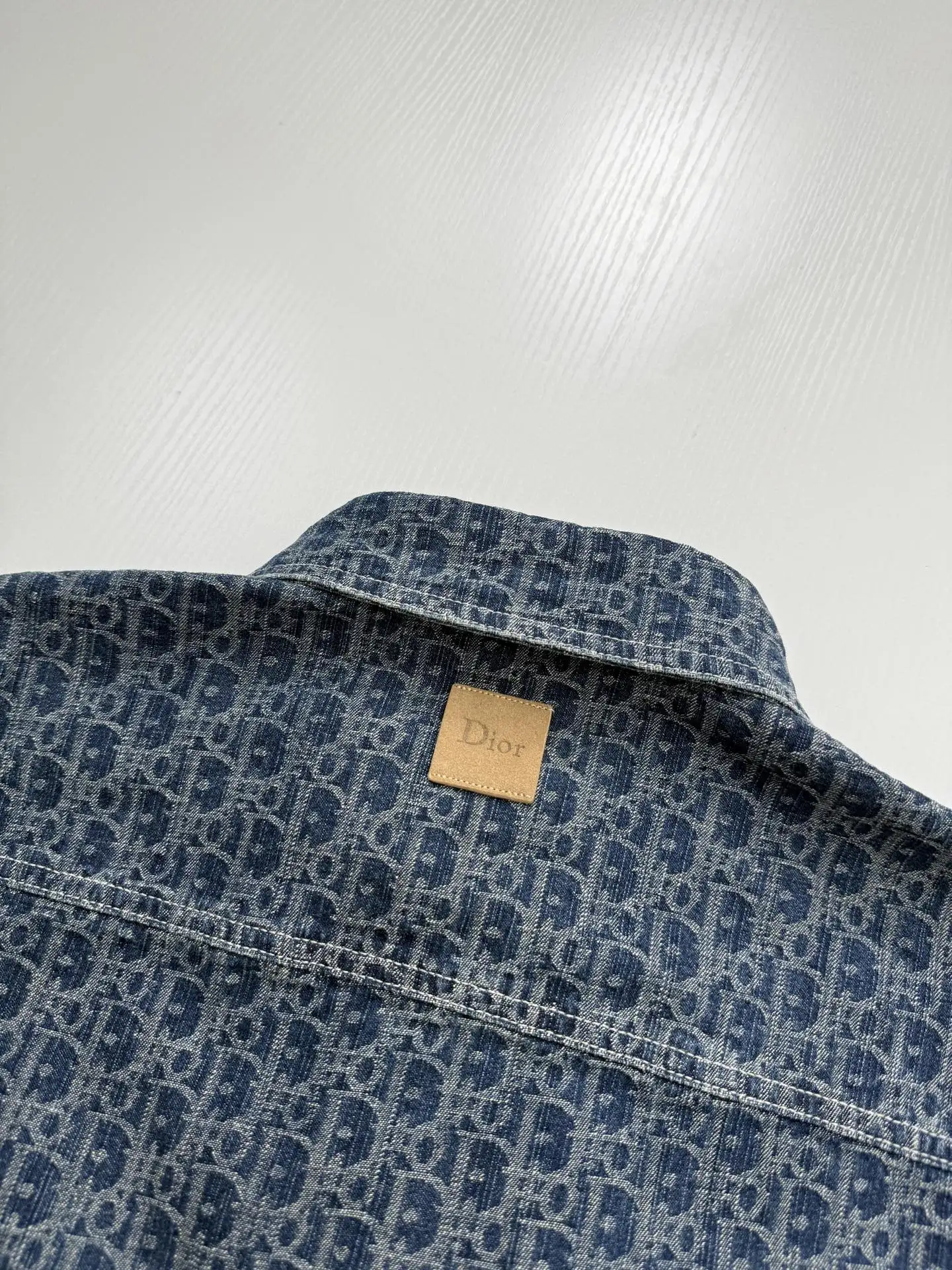 Oblique Jacquard Denim Shirt D29021973 — view 5