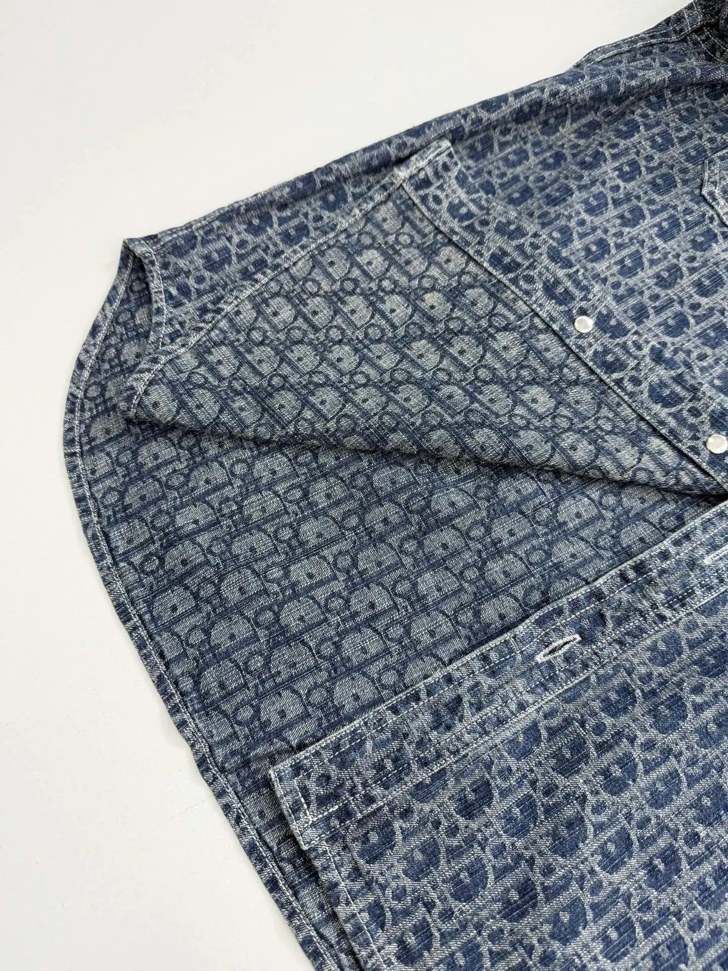 Oblique Jacquard Denim Shirt D29021973 — view 8