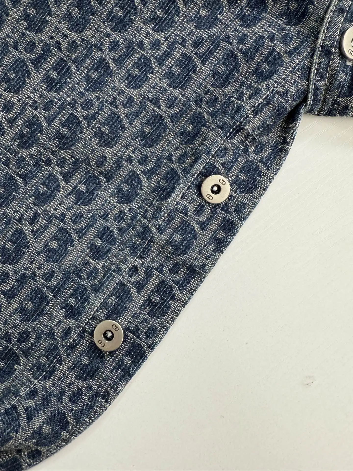 Oblique Jacquard Denim Shirt D29021973 — view 10