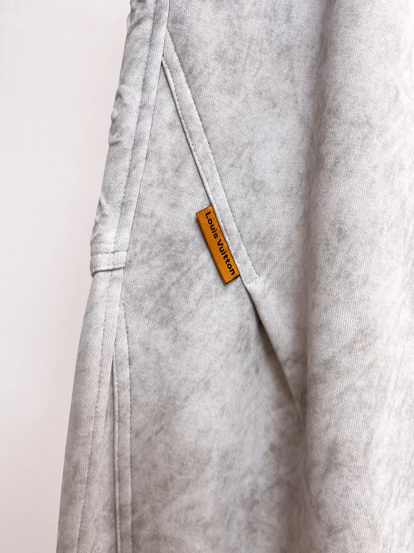 Logo-Appliqué Marbled Drawstring Sweatpants D29015057 — view 4