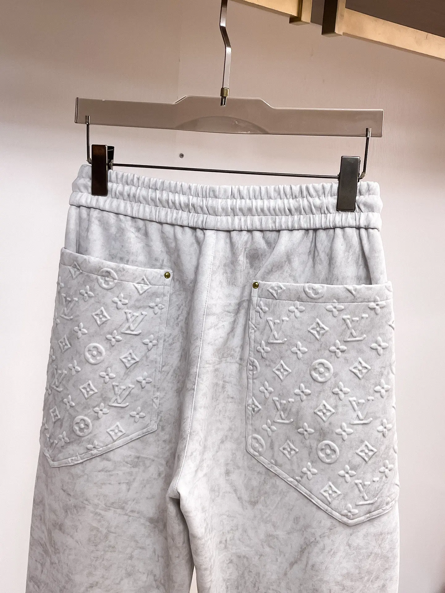 Logo-Appliqué Marbled Drawstring Sweatpants D29015057 — view 9