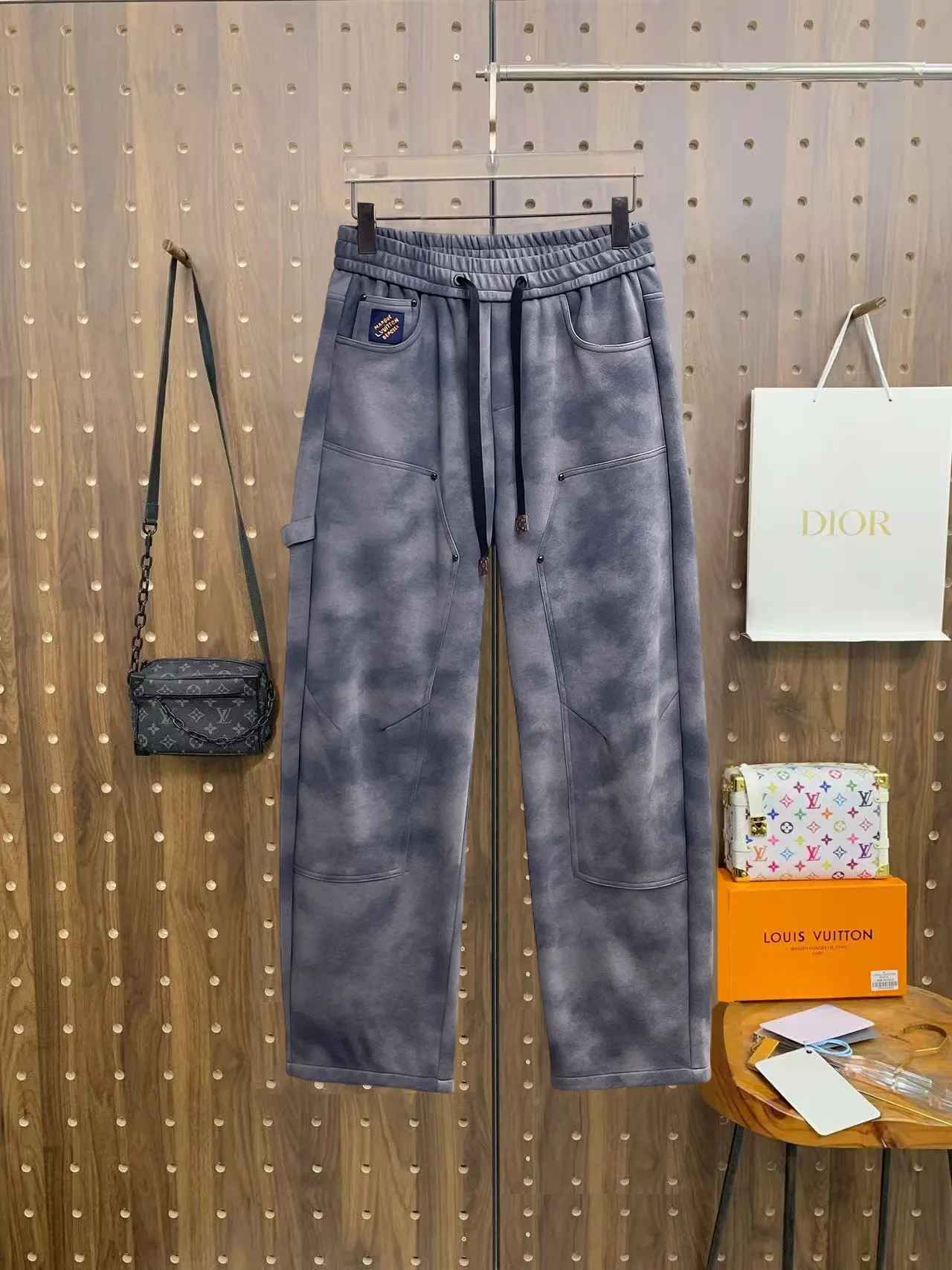 Logo Patch Tie-Dye Effect Sweatpants D29014887