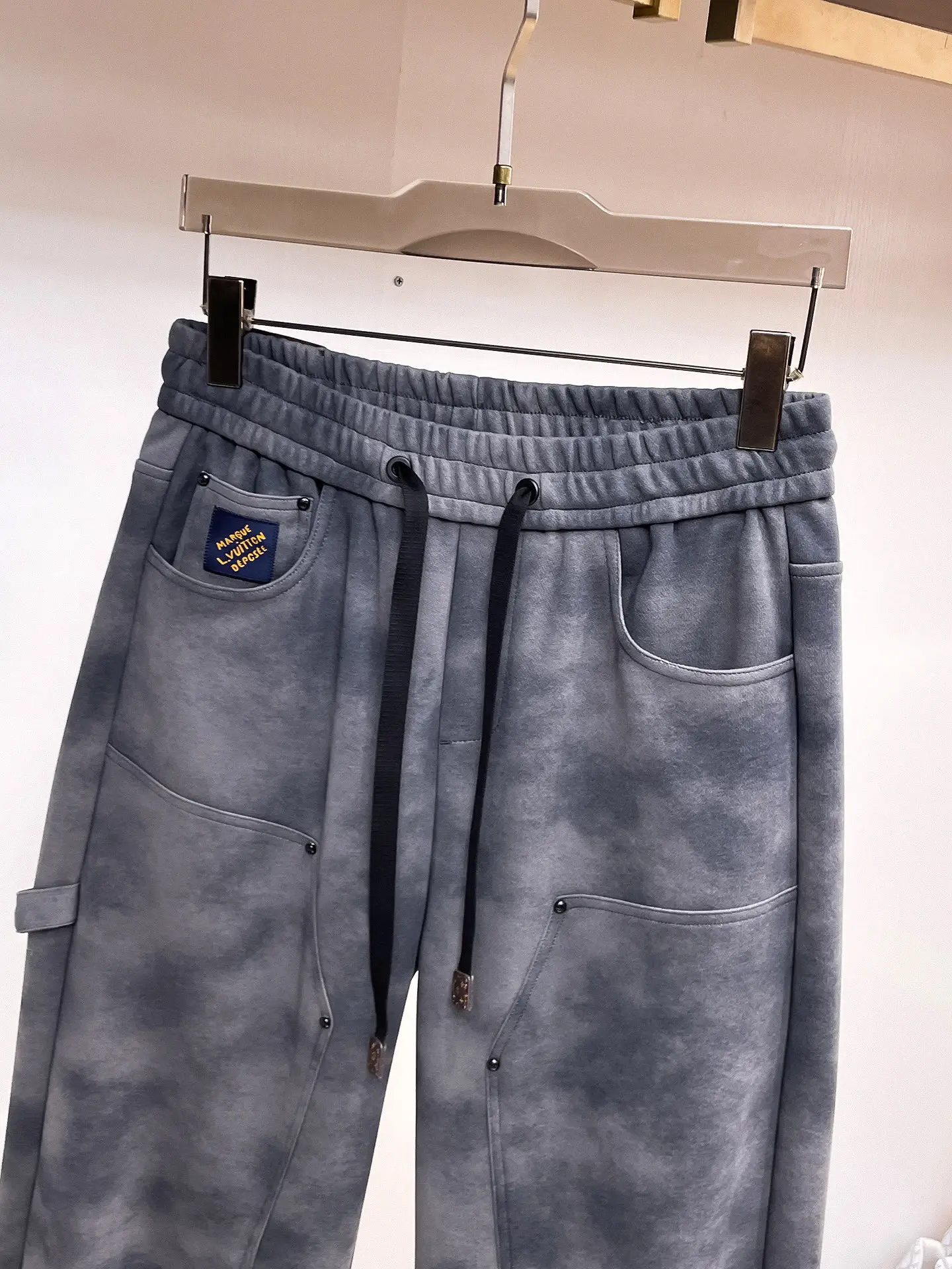 Logo Patch Tie-Dye Effect Sweatpants D29014887 — view 3