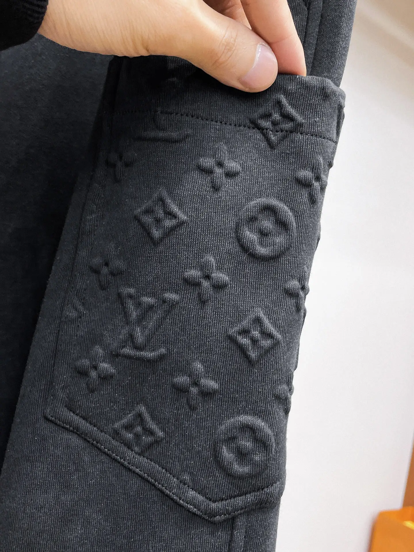 Monogram Embossed Cotton-Blend Sweatpants D29014926 — view 5