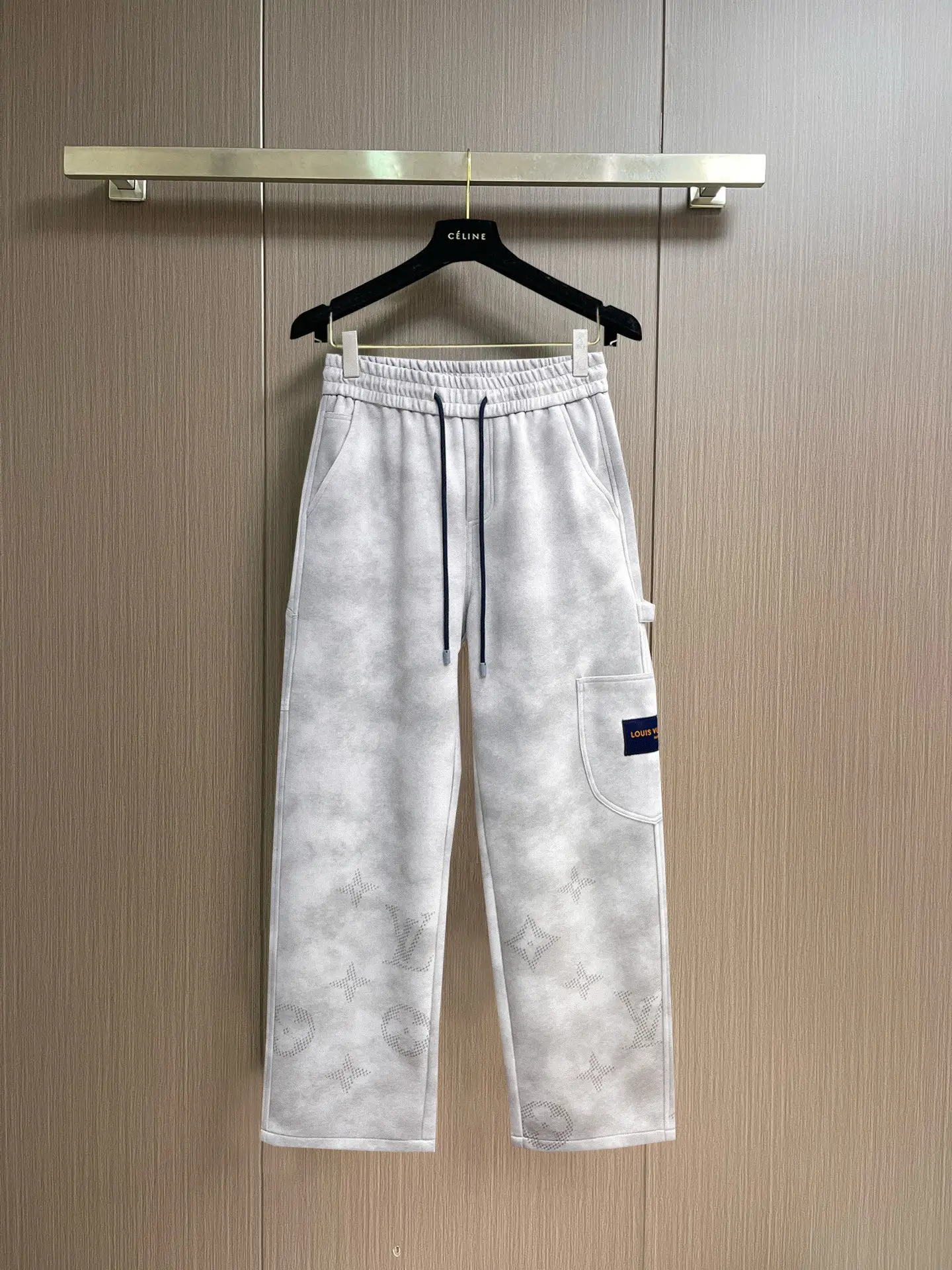 Monogram Cloud Print Drawstring Sweatpants D29015036