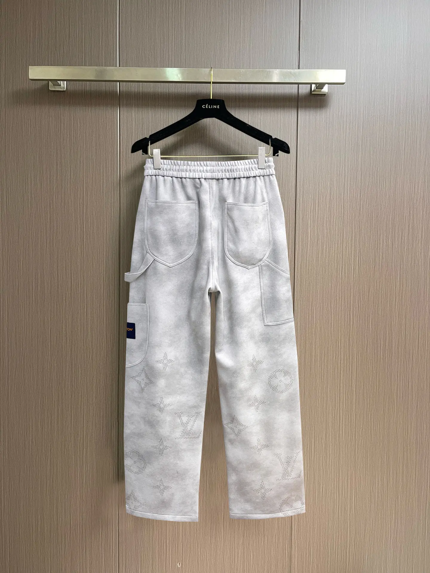 Monogram Cloud Print Drawstring Sweatpants D29015036 — view 2